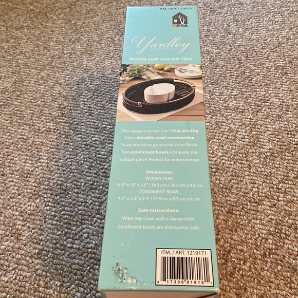 NIB Woven Chip and Dip Tray - Picture 5 of 5